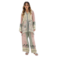 Stylish Self Printed Sequence Floral